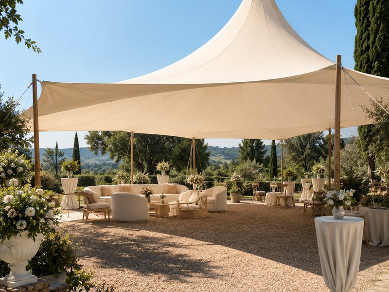 Chapiteau stretch 100 m²