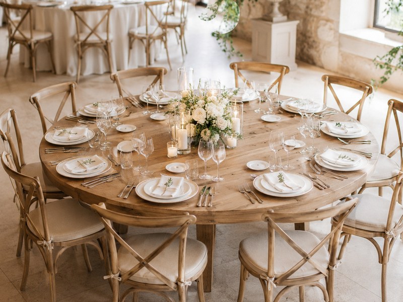 Table ronde 180 cm
