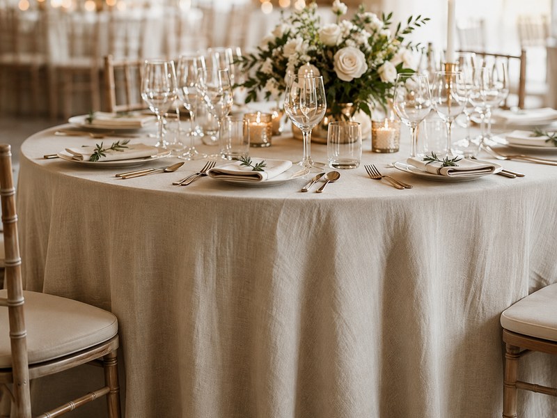 Nappe lin lavé
